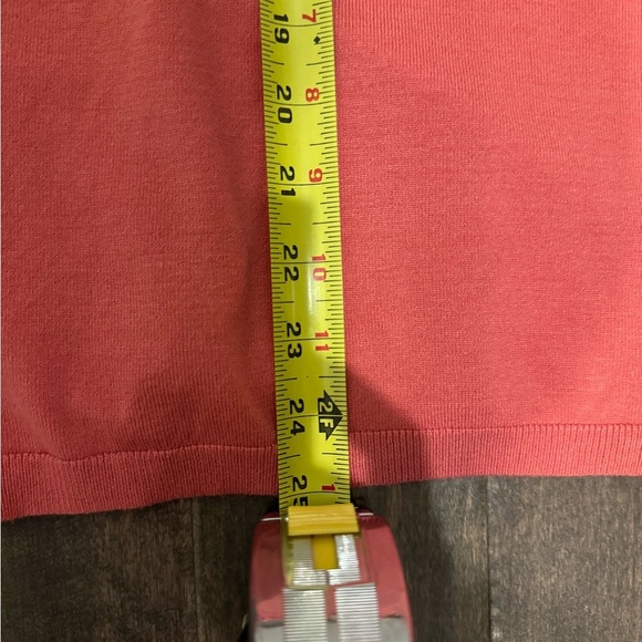Chico’s Soft Orange Turtleneck Sweater Size 1 (M) - Picture 12 of 13